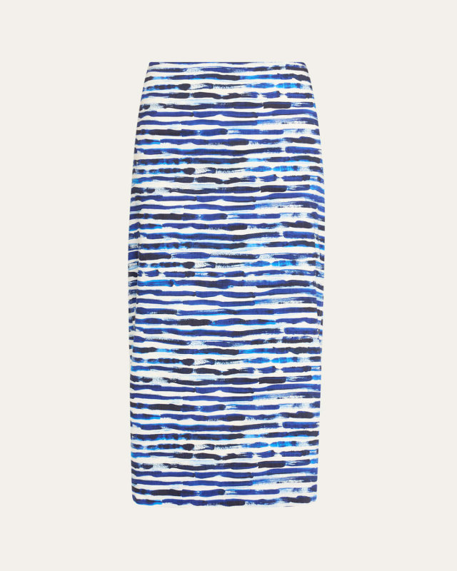 Phoebe Stripe Pencil Skirt
